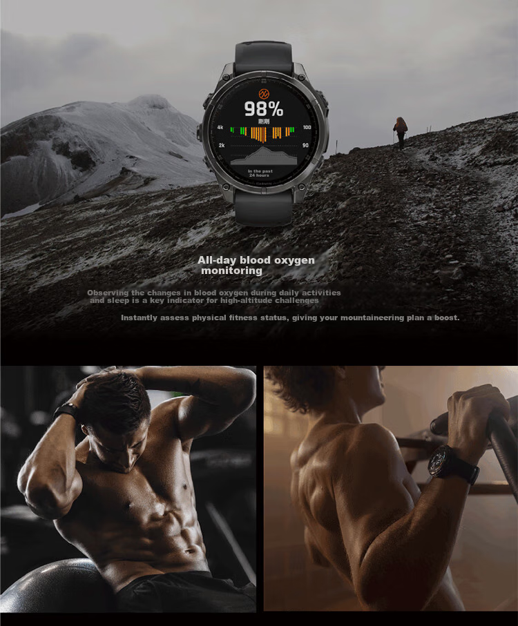 GARMIN Enduro3 Sapphire Mirror ECG Heart Rate Running Swimming Outdoor Sports Watch 15