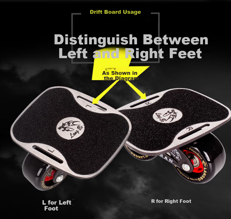 Huashimeng Drift Board, Fourth Generation Mini Skateboard, Four-Wheel Split Skateboard, Street Cruising Board, Highway Drift Toy 7