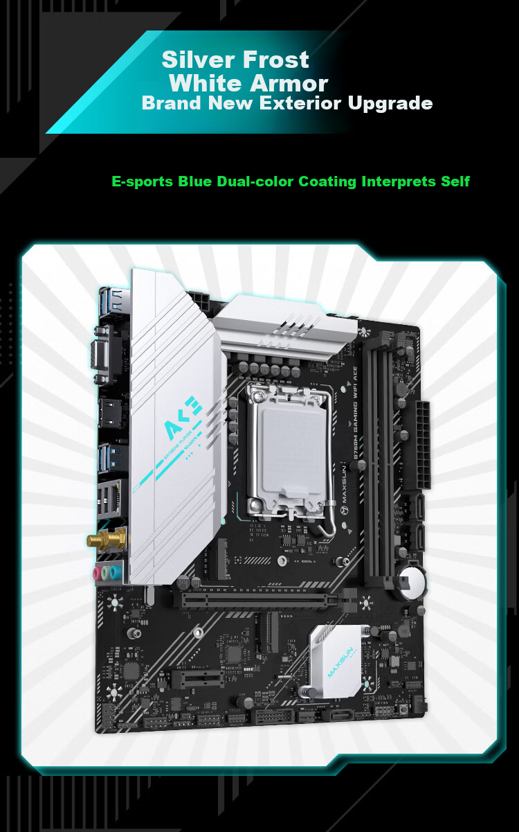 MAXSUN MS-Challenger B860M 2.5G DDR5 CPU 245K/265KF (Intel B860/LGA 1851) 6