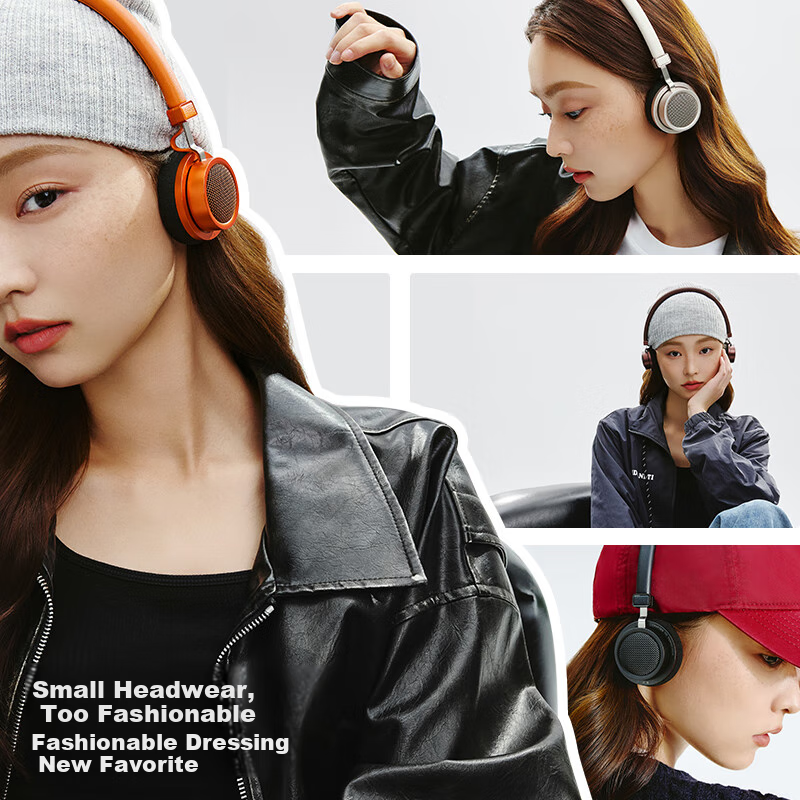 Беспроводные Bluetooth-наушники Manbuzhehuazai Doo Ace, ретро-стиль, Bluetooth 6.0, проводное и Bluetooth-соединение, для Apple, Huawei, Xiaomi, цвет "Мать-жемчуг белый"