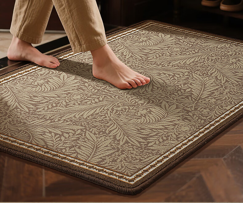Huaxu Entrance Door Mat Floor Mat Home American Style Hallway Carpet Thickened Wear-Resistant Non-Slip 80x120cm 8
