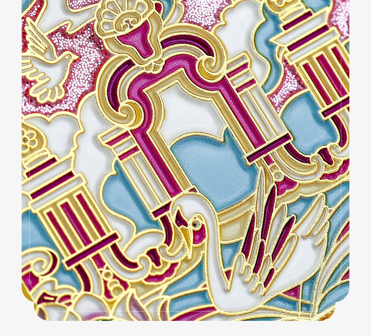Xiao Diaojiang Palace Museum Cultural Creative Beijing Yuanmingyuan Lantern Refrigerator Magnet Luminous Magnetic Sticker Hubei Provincial Museum Travel Souvenir Exam Good Luck Graduation Gift Birthda 5