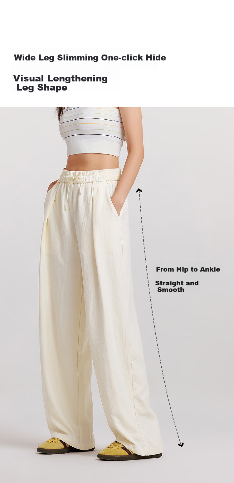 Semir Casual Pants for Women, High-Quality Mousse Trousers, Relaxed Draping, Autumn Loose-Fitting Soft Textured Wide-Leg Pants 107524127005 4