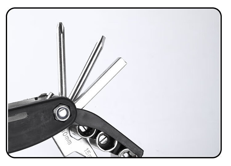 Dedong Hex Key Flat Head Folding Cross and Flat Screwdriver Socket Repair Portable Hand Tool Set 10