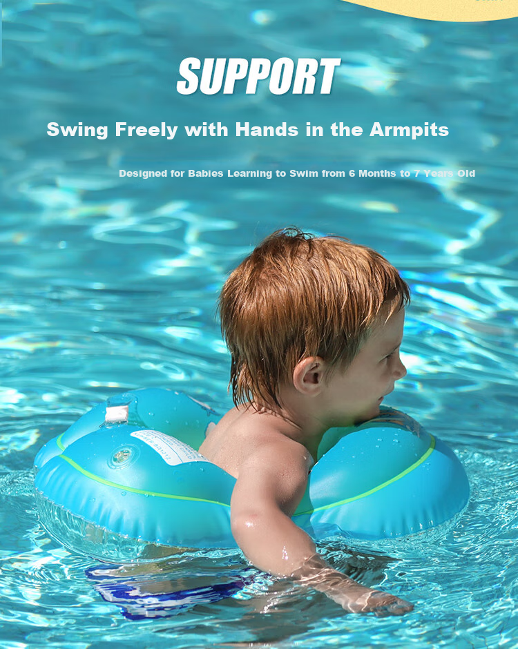 Swimbobo Children's U-Shaped Swim Ring, Baby Beginner Armpit Ring, Anti-Choking Water, Anti-Rollover Swim Ring, Swimming Equipment BO1012S 5