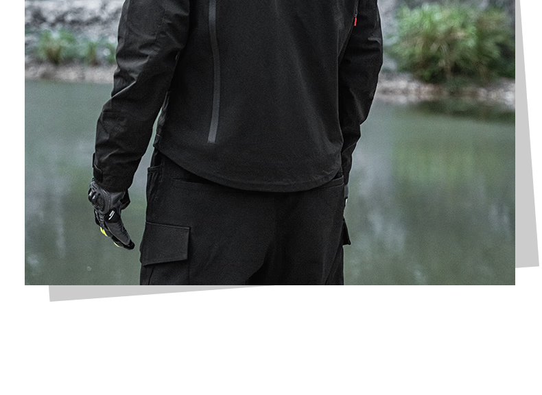 STAR FIELD KNIGHT Motorcycle Riding Jacket for Men, All-Season Use, Warm Fleece-Lined, Anti-Freeze, Water-Resistant, Motorbike Riding Windproof Coat, Size L 39