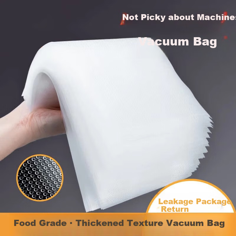 BJ Vacuum Sealing Bags, Food Grade Thickened Vacuum Bags, Food Vacuum Bags, Vacuum Machine Sealing Bags, Vacuum Packaging Bags, Plastic Sealing Bags, Compression Storage Bags, Fresh-Keeping Bags, 20*25cm