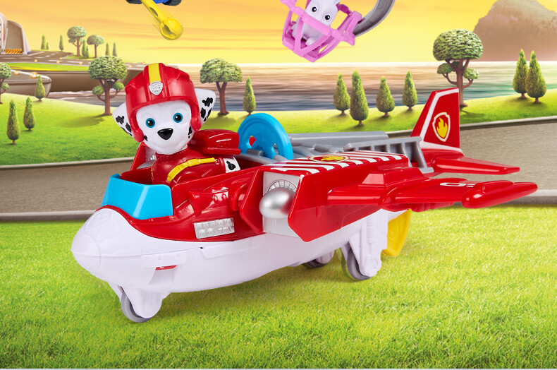 PAW PATROL Chase Rescue Airplane Toy Patrol Car for Boys and Girls Ages 3-6 Birthday Gift 3