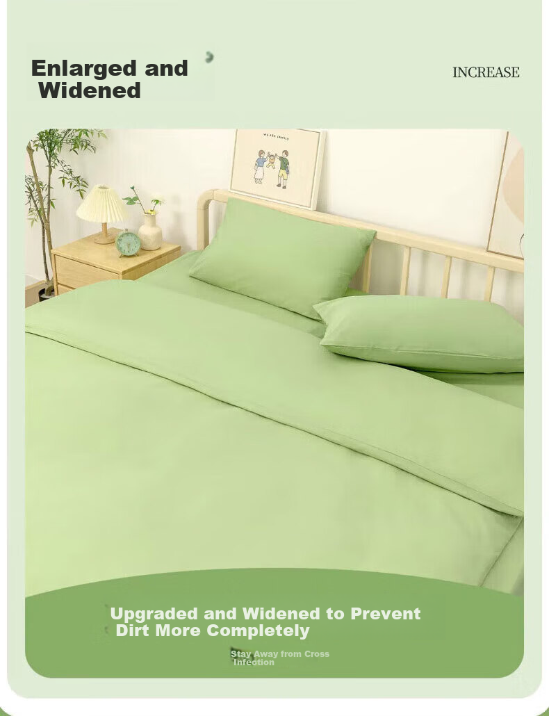 JAJALIN Disposable Three-Piece Set: Train Sleeper Three-Piece Set with Duvet Cover, Pillowcase, Bedding, Travel Essentials, Hotel Single Sleeping Bag 7