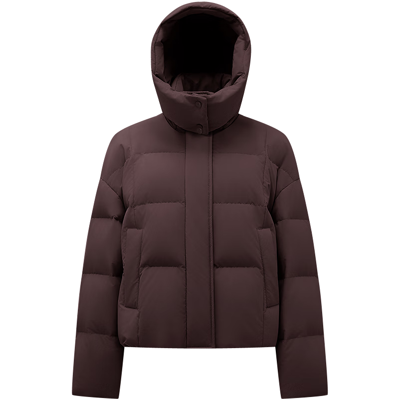 BOSIDENG Women's 25th Anniversary Winter 90% Down Thickened Detachable Hood Loose Short Warm Down Jacket Mall Edition