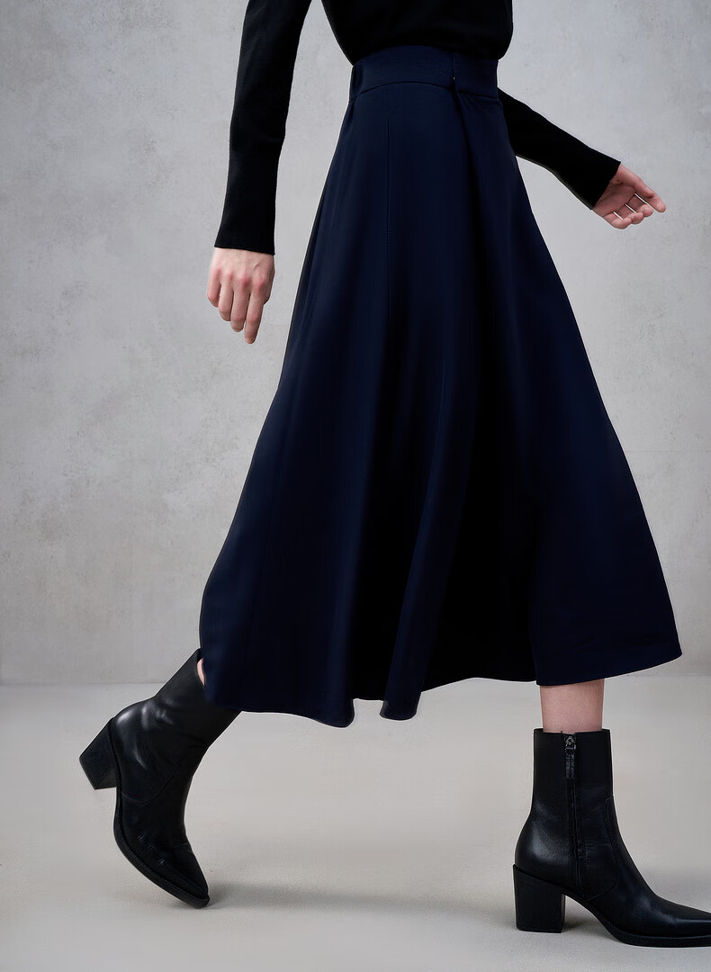 G2000 Women's High-Waist Versatile Casual Skirt-Pants with Multi-Directional Stretch, Spring-Summer Mall Edition 2