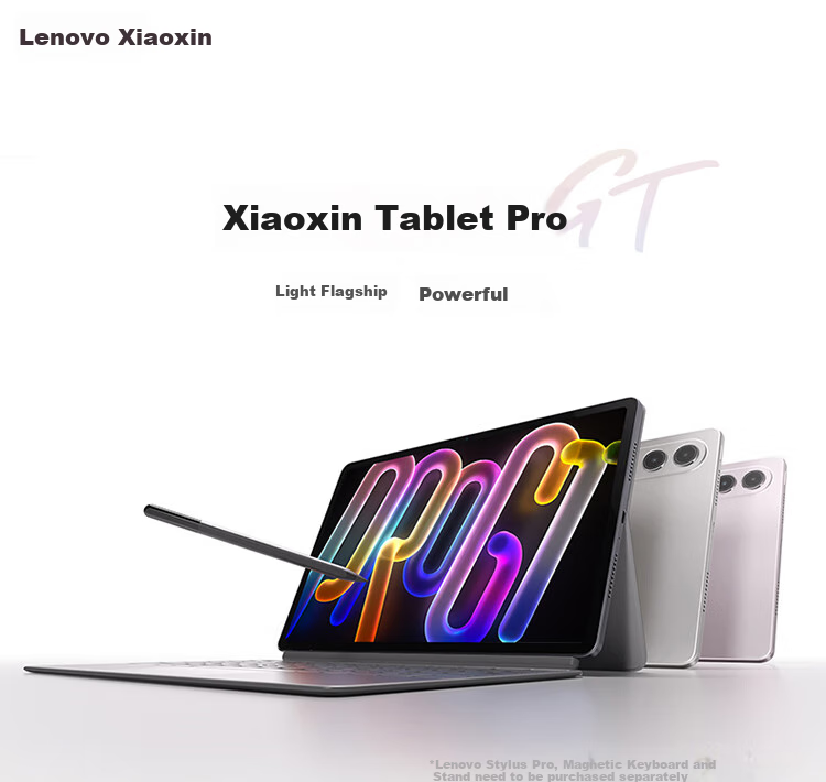 Lenovo Xiaoxin Pad Pro GT, 11.1-Inch Tablet for Office, Study And Gaming, AI Tablet, 3.2K Ultra-Clear High Refresh Rate Large Screen, Snapdragon 8 Gen 3, Subsidies, 8+256GB, White 2