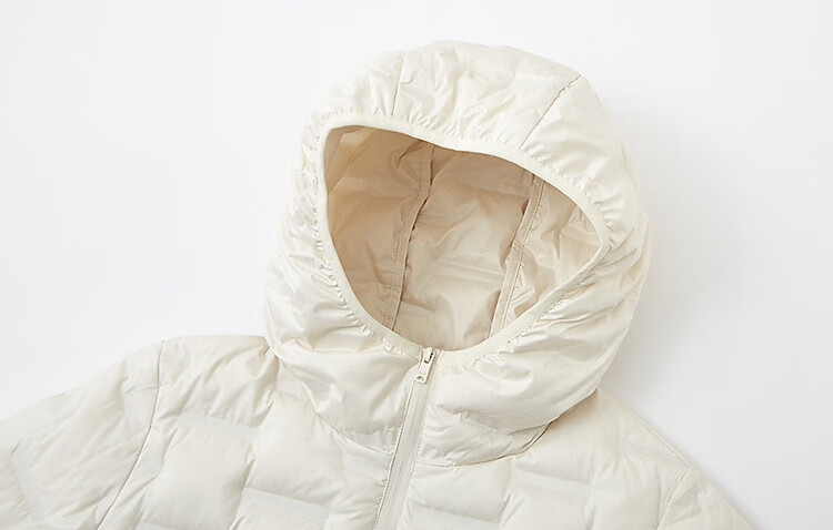 Demana [Milk Ball First Snow] Women's Winter High Warmth 90% Duck Down Quilted Tape Edge Down Jacket 12