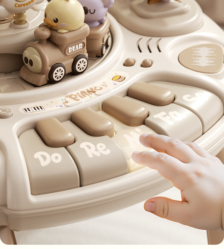 BEN NI Baby Toy 1-3 Years Game Table Building Blocks Table Educational Busy Board Hand Drum Electronic Keyboard Children's Day Gift 9