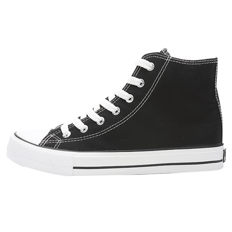 Huili Official Men's And Women's Shoes, Black High-Top Canvas Shoes, Spring And Summer Casual Sneakers, Sports Shoes