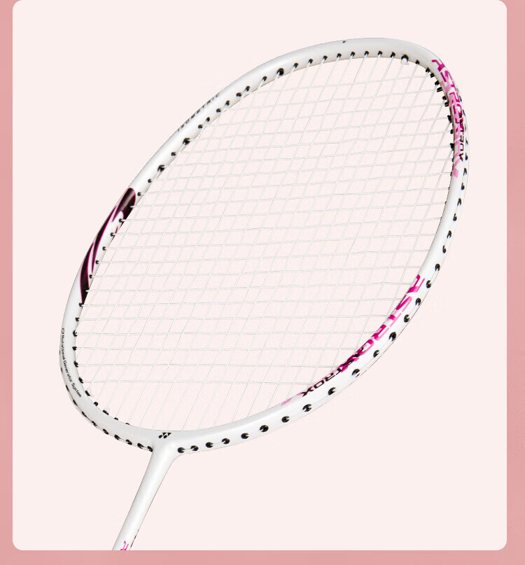 YONEX Badminton Racket Full Carbon Pair AXGS Blue/AX10GC Pink, 4U Pre-Strung 24 Pounds 3