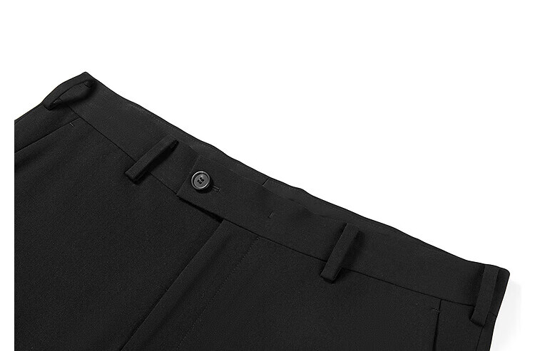 YOUNGOR Cashmere Warmth 2025 New Men's Straight Fit Stretch Casual Trousers Dark Gray 34 175/84A 10