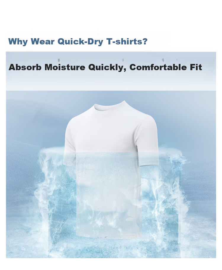 JD Original 300 Summer Outdoor Men's Sports T-Shirt, Quick-Dry, Short Sleeve, Breathable, Ice Silk Cool-Feeling Short Tee, Oatmeal Color, Size M 5