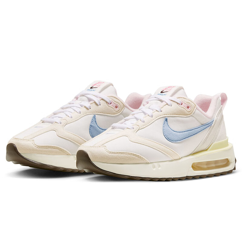 NIKE Women's Casual Shoes, AIR MAX DAWN Sneakers, FN3445-141 Sail White/blue, Size 35.5