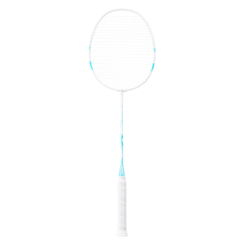 Kawasaki Badminton Racket Set Training Competition Durable Double Rackets Blue/Purple for Students