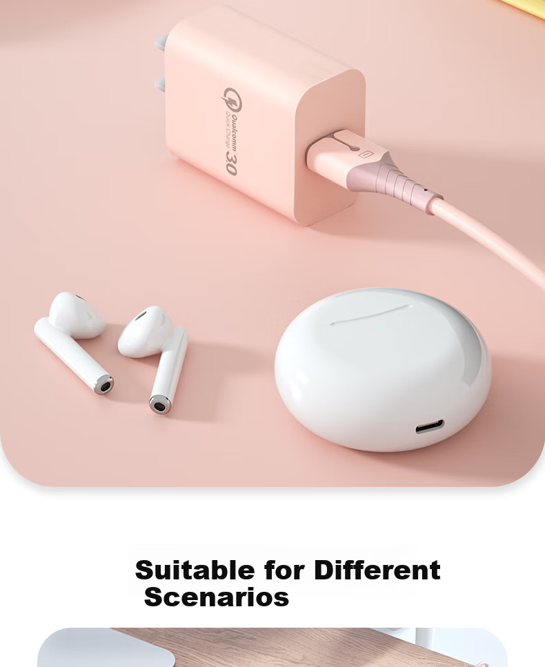 Nengshi Three-In Charging Cable, Fast Charging Compatible with Apple IPhone14/Typec And Android Devices, Three-Headed Cable for Xiaomi/Huawei, 66W, 0.6 Meters, Pink 18
