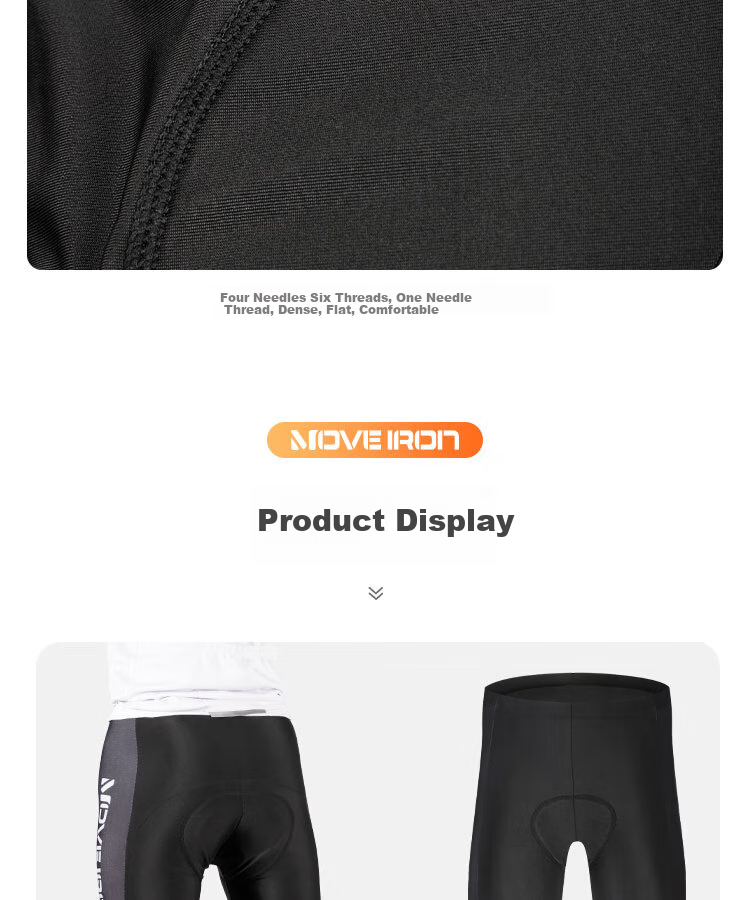 Move Iron Cycling Shorts with Foam Padded Seat Cushion for Men And Women, Mountain Bike And Road Bike Gear Accessories, XL Size 11