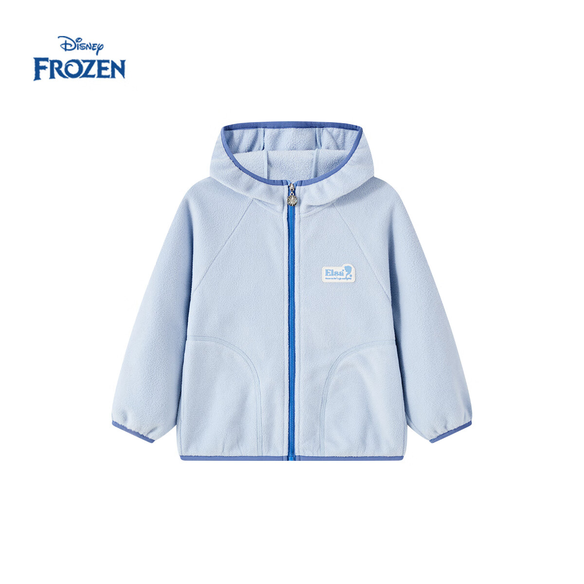 Disney Fleece Jacket for Boys and Girls 2026 Spring New Children's Hooded Cardigan for Older Kids
