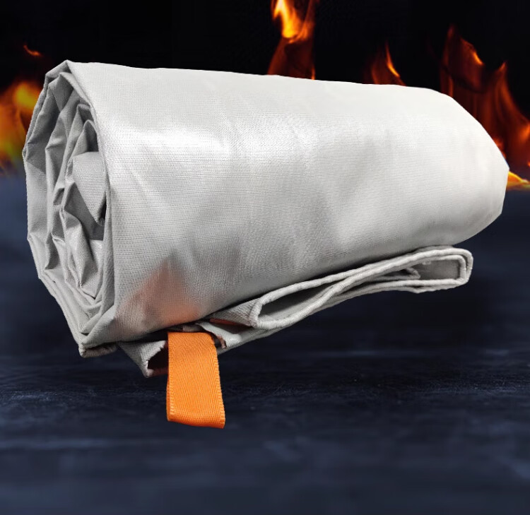 QuXing Car Fire Extinguishing Blanket Fiberglass Fireproof Blanket New Energy Flame Retardant Car Cover for Sedan SUV Self-ignition Fire Extinguishing 6x8m 2