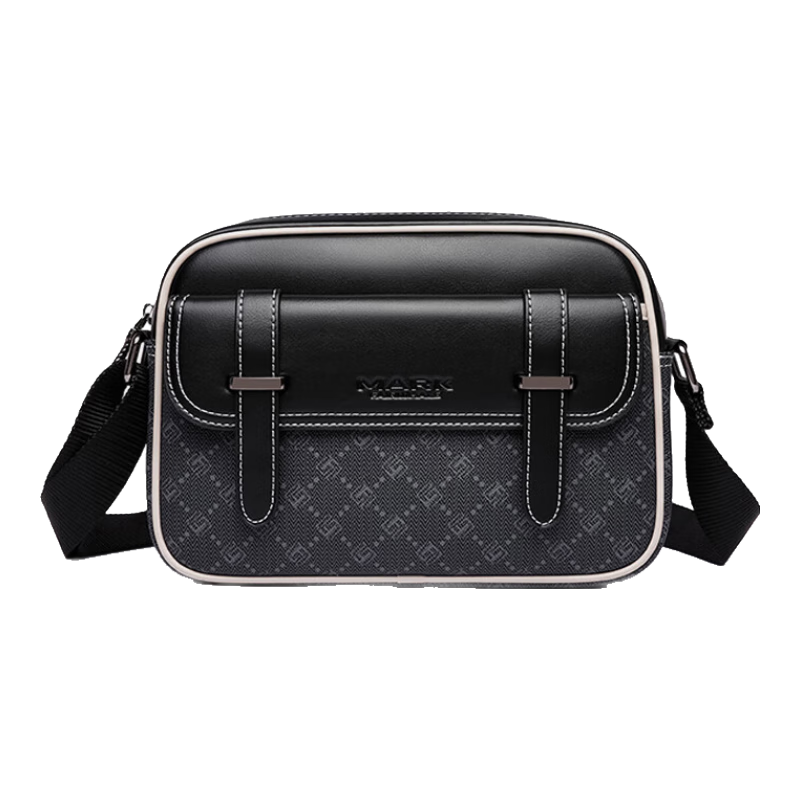 MARK FAIRWHALE Men's Shoulder Crossbody Bag Commuter Chest Bag Fits iPad Casual Fashion Trendy Travel Bag