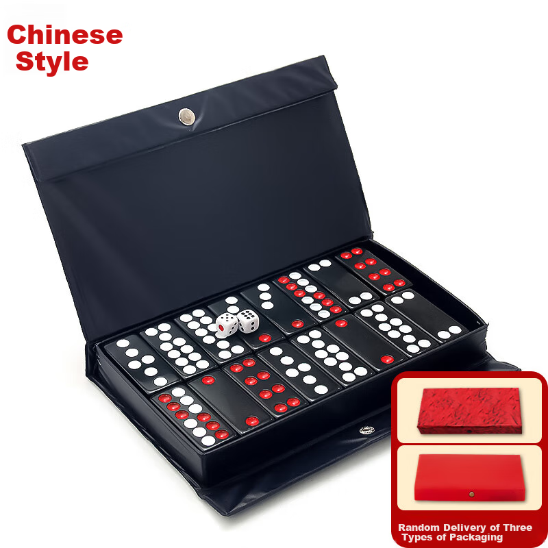 Huasheng Brand No. 9, Thickened Melamine Tiles for Outdoor Camping And Travel, Melamine Mahjong Material, 2 Dice