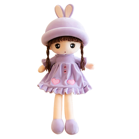 Airuisi Rabbit Plush Toy, Stuffed Animal Doll, Pillow for Sleeping And Hugging, Children's Gift for Girls, Qixi Valentine's Day Present