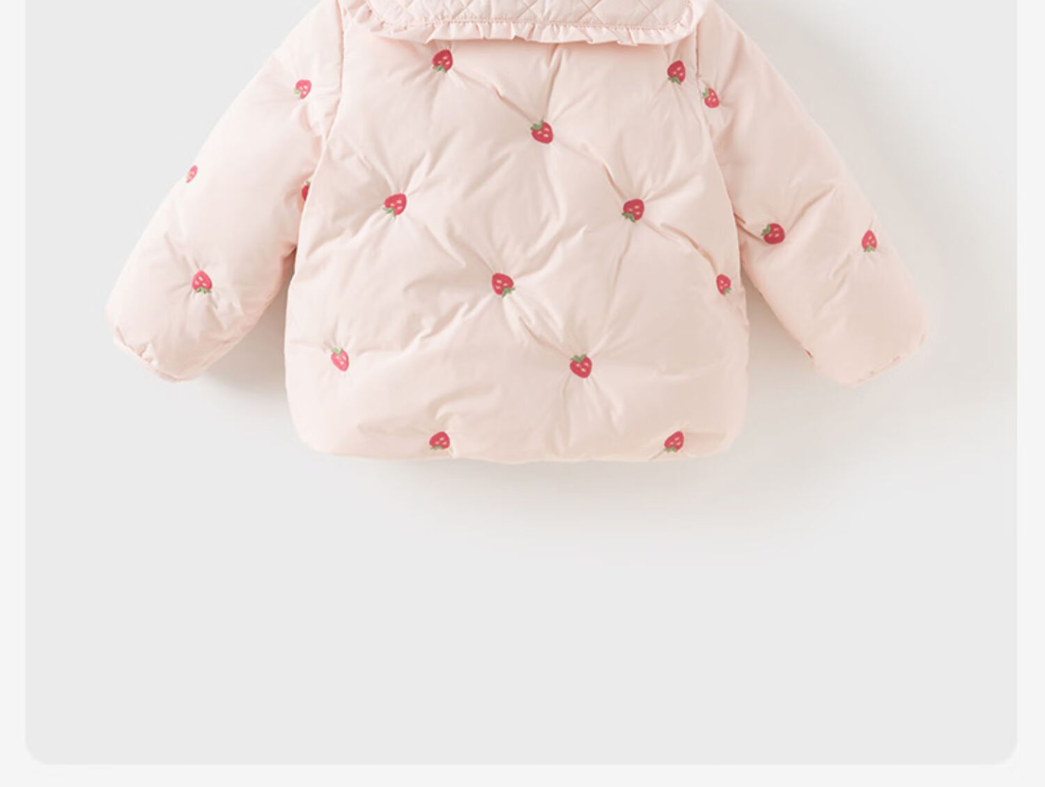 DAVE & BELLA Kids Class A Antibacterial Fleece Down Jacket Girls Short Three-Proof Coat Winter Wear 5