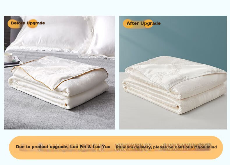 BEYOND Home Textiles 100% Silk Duvet, Antibacterial Silk Spring And Autumn Comforter, Approximately 2.7 Jin (1.35 Kg), 150*210cm 5