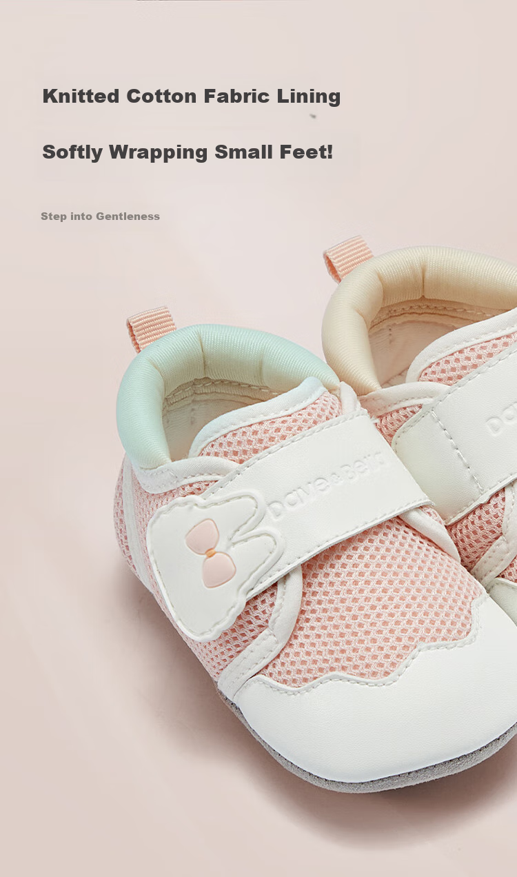 DAVE & BELLA Infant Pre-Walking Shoes Spring And Autumn Season Soft-Soled Shoes for Newborn Boys And Girls Indoor Shoes for Newborns 7