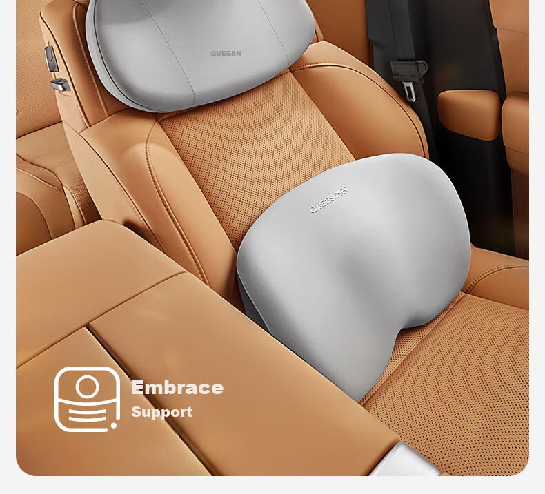 Qiaoshi Car Headrest, Neck Support Pillow for Vehicle Seats, Integrated Neck Pillow for Maibahe And Tesla Seats 19