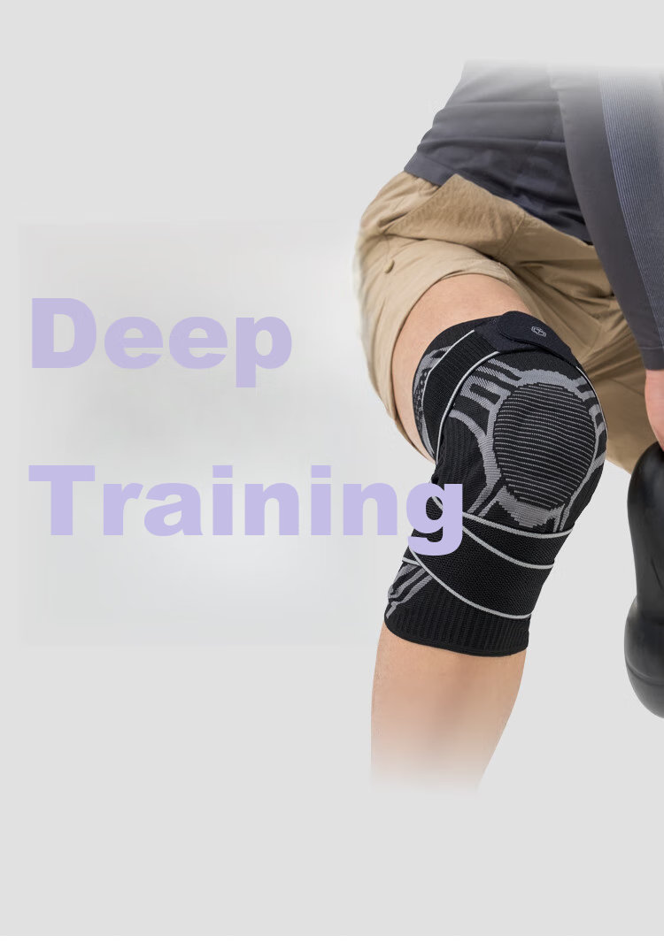 JD Original X380 Sports Knee Brace for Running And Basketball, Patella Fixation Meniscus Protection Hiking Knee Support, Single Piece M Size 12