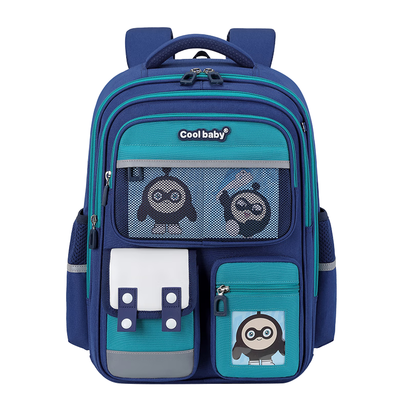 COOLBABY Schoolbag for Primary School Students Grades 1-3, Children's Backpack with Spine Protection And Weight Reduction, Lightweight Backpack for Boys And Girls