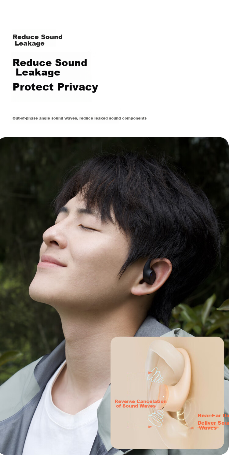 JBL Sense Lite Comfort Edition [Wang Chuzhen's Choice] Earbuds Bluetooth Headphones, Sports Running Wireless Open-Style Non-Bone Conduction, Gift Recommendation, Purple 5