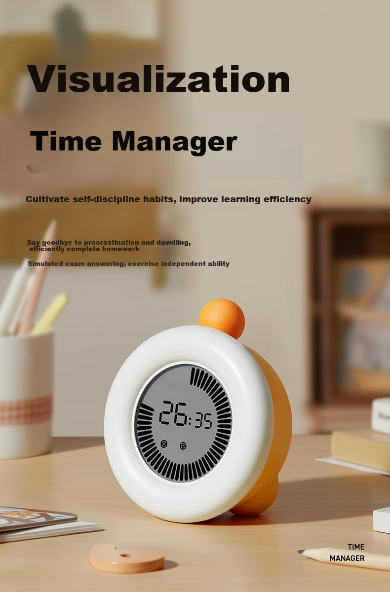 Beienshi Student Timer, Mechanical Ice Box Timer, Clock, Alarm, Kitchen Reminder, Graduation Gift 1