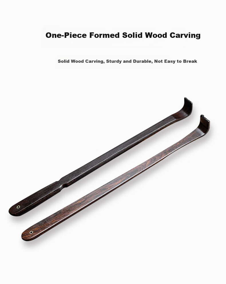 Baoshi Purple Sandalwood Back Scratcher, Self-Scratching Tool for Elderly, Back Scratcher Made of Sandalwood 5