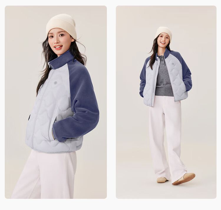 Snow Flying 2025 Autumn New Women's Gourd Pattern Patchwork Lightweight Down Jacket Fashion Versatile Casual Outdoor Coat 6