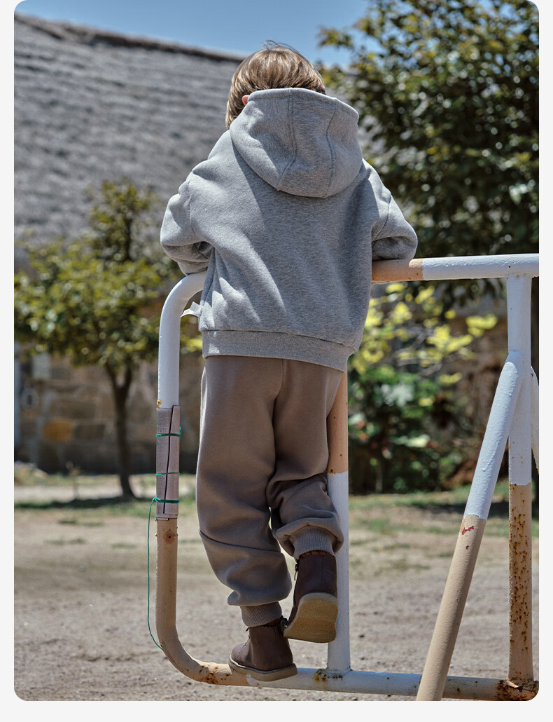 DAVE & BELLA Girls Fleece Hoodie Autumn Winter Boys Jacket Kids Pullover Hooded Sweatshirt 7