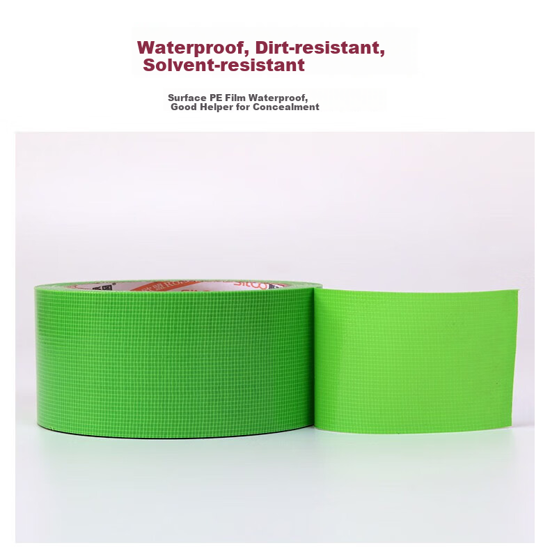 Sitoo Invisible Cloth-Based Tape, Health-Preserving Grid Tape, Furniture Door And Window Protection Tape, Sealing Strip, Easy-To Waterproof Rice Character Non-Residue Tape, Concealment Anti-Typhoon, 50mm*25m 5