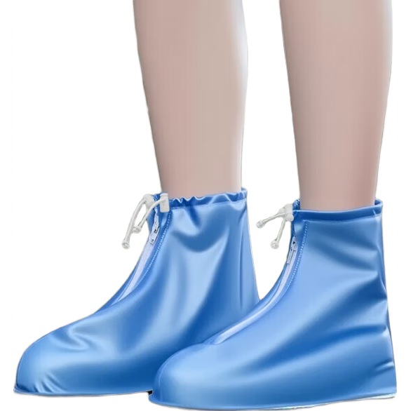 SooGree Waterproof Shoe Covers Wear-Resistant Dirt-Resistant Non-Slip Thickened Rain Shoe Covers Outdoor Splash-Proof Rain Boot Covers