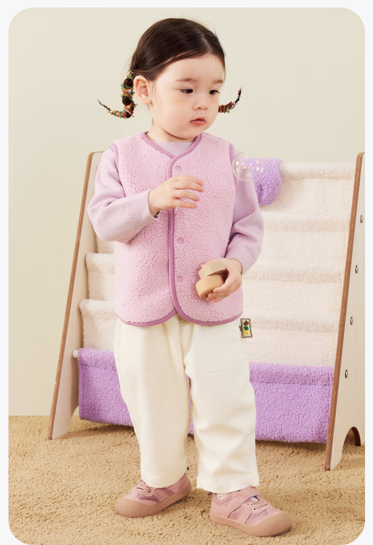 Minibala Unisex Lamb Plush Thickened Fleece Jacket 2025 Fall 15