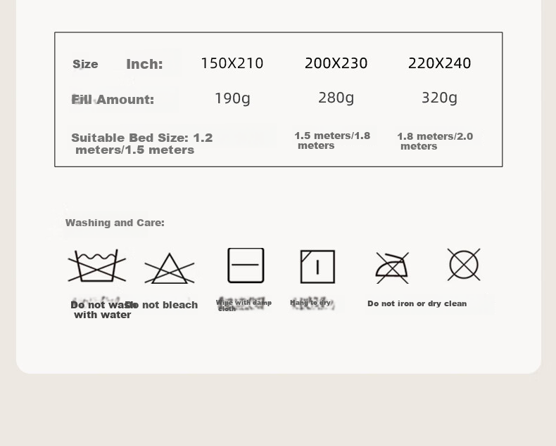 Interlagos Class A 90% White Goose Down Comforter, Imported from Japan, Air Conditioning Quilt, 280g, 200*230cm, White 29