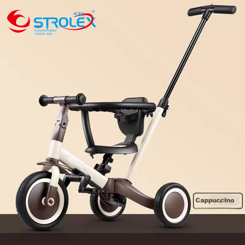 Strolex Children's Tricycle, Baby Balance Bike, Scooter, Three-Wheel Pedal Bike, Toddler Glider, Kids' Push Bike