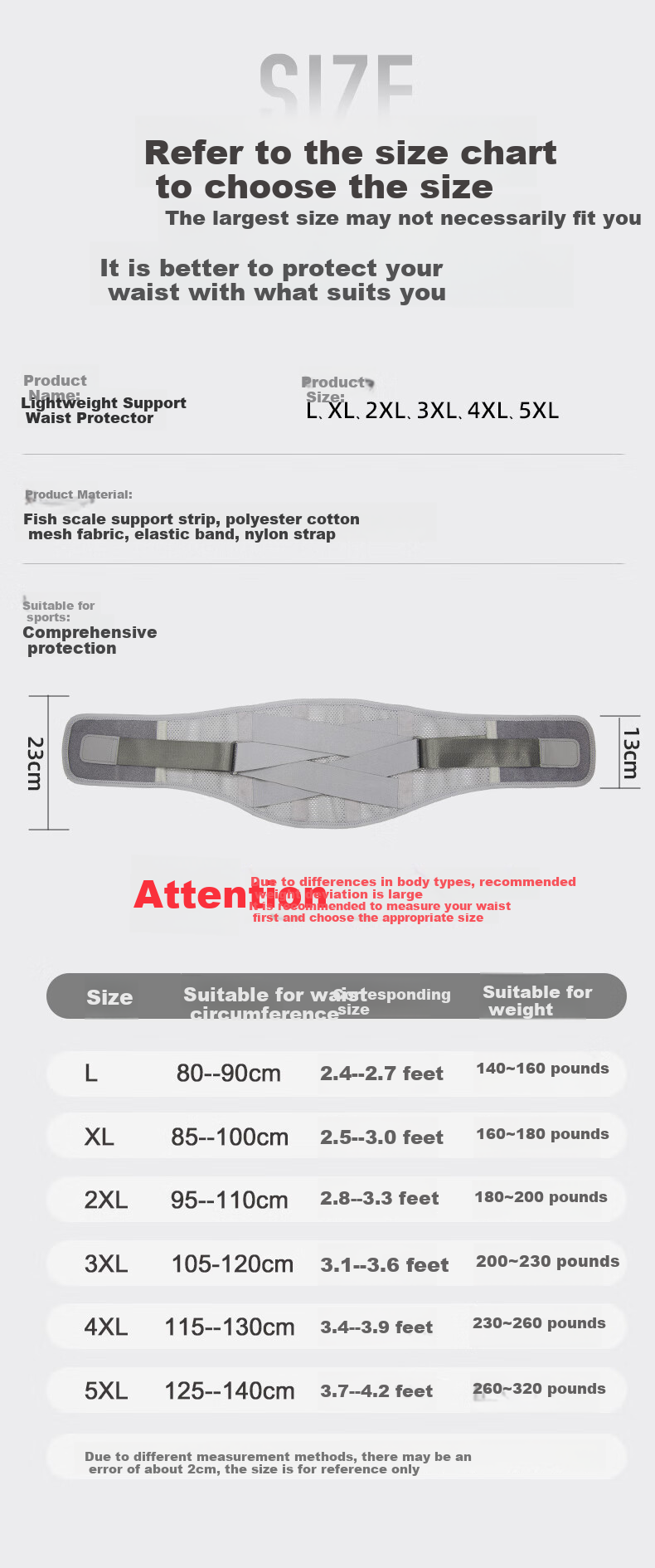 Mdikawe (Mdikowe) 300-Jin Overweight Waist Support Belt for Lumbar Disc Herniation, Extra Large And Long Size for Men And Wome 2