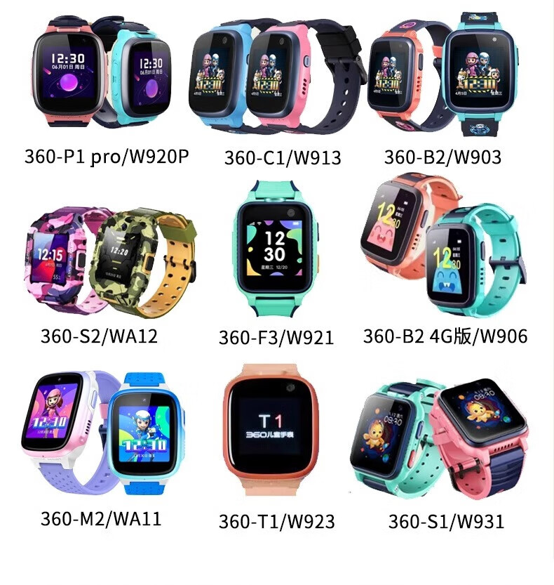 Baking 360 Watch Charging Cable Fast Charger for Kids Phone Compatible with 11X10X/9X/8X/Pro/W910/901/920/915/M1/P1/P2/SE5/KIDO/A9 1