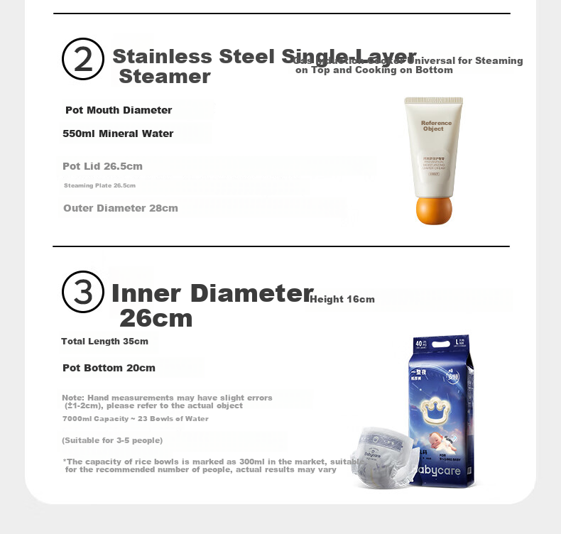 Babycare Overnight Diapers S4 Pieces (4-8kg), High Absorbency, Breathable, Night Use, Sleep Aid, Baby Diapers, Trial Pack 29